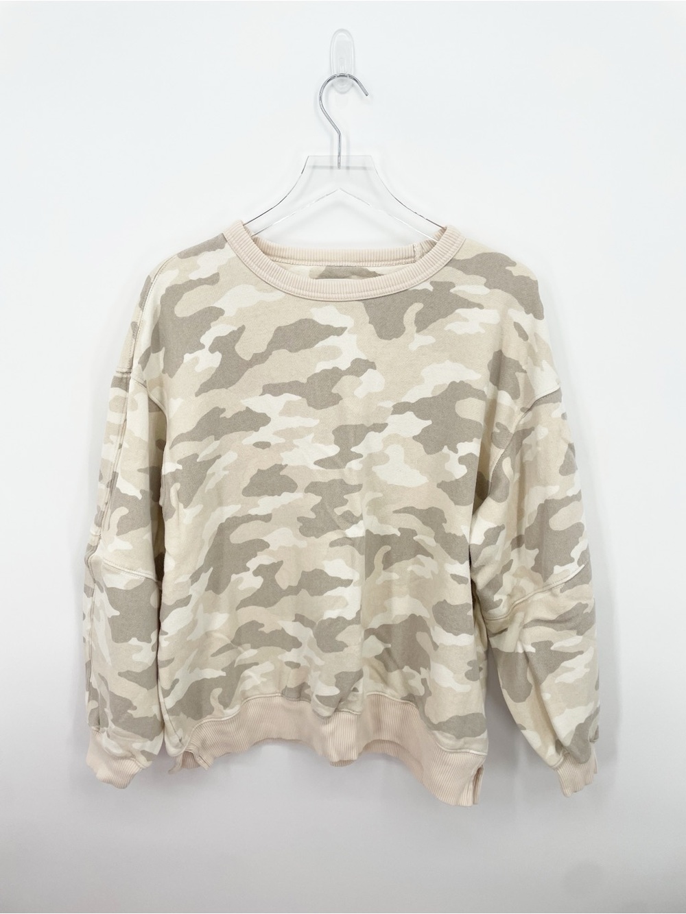 Aerie Camo Oversized Sweater